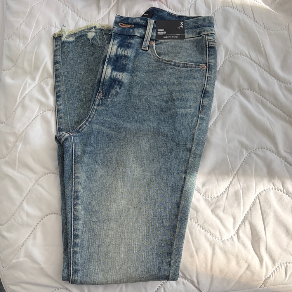 Womens Express Skinny High-Rise Jeans